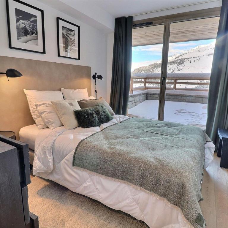 Superbe 4 pièces cabine, 8 pers, sauna, parking, Méribel - Apartment mit 3 Schlafzimmern - 12
