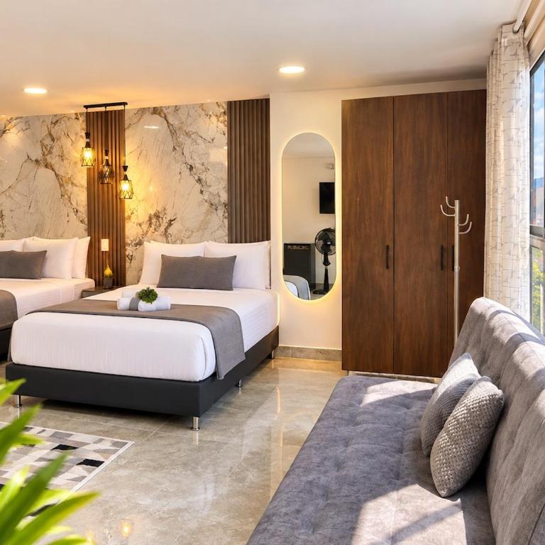 Amplia Suite con increíbles vistas a la Ciudad 804 - Apartamento de 1 dormitorio - 1