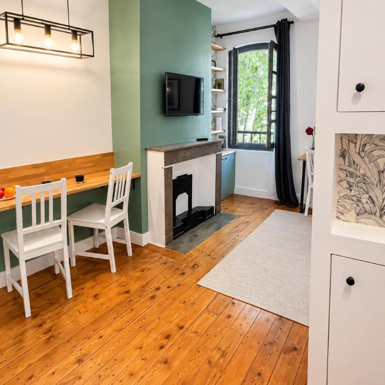 CLIM - 1 ch 1 sdb - Coeur de ville - Apartment mit 1 Schlafzimmer - 9