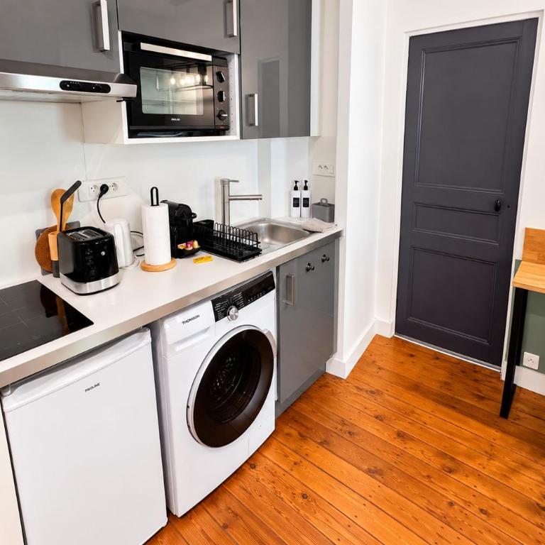CLIM - 1 ch 1 sdb - Coeur de ville - Apartment mit 1 Schlafzimmer - 16