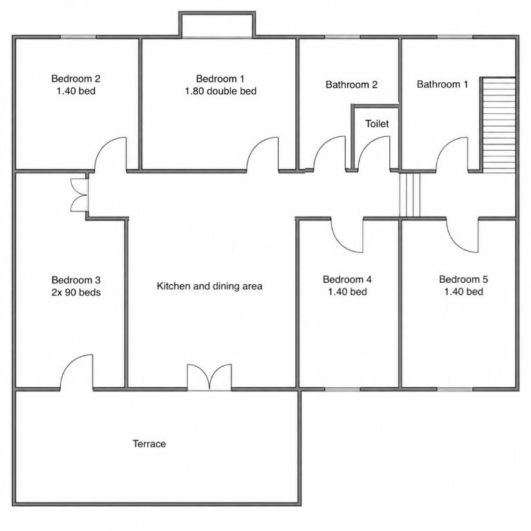 Top floor - Terrace - Sea views - 5 bedrooms - Apartamento Deluxe de 5 dormitorios - 16