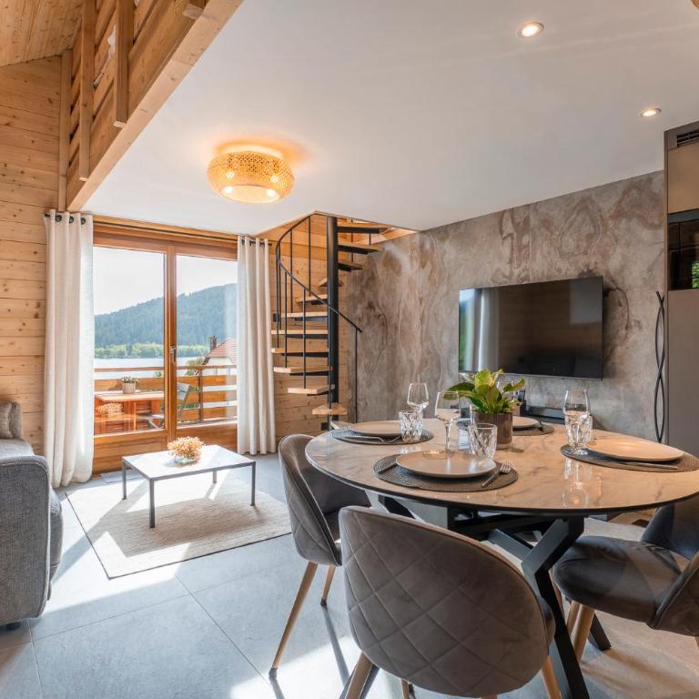 La Suite and Le Cocon, 2 apartments, balnéo avec vue lac - Appartamento con 3 Camere da Letto e Vista Lago - 10