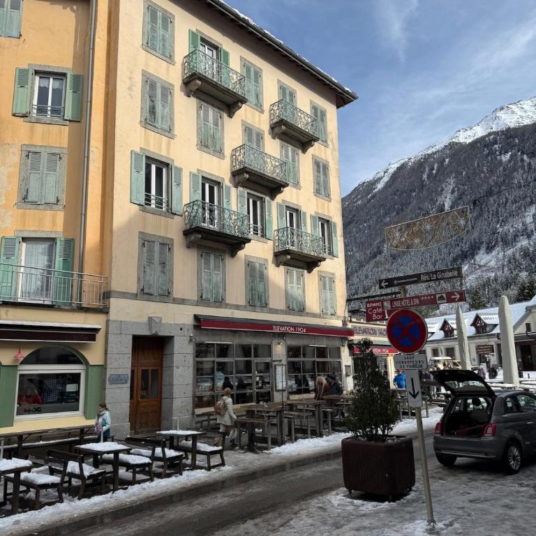 Historic Chamonix Flat - Mont Blanc View with Balcony - Appartement 1 Chambre avec Balcon et Vue sur les Montagnes - 6