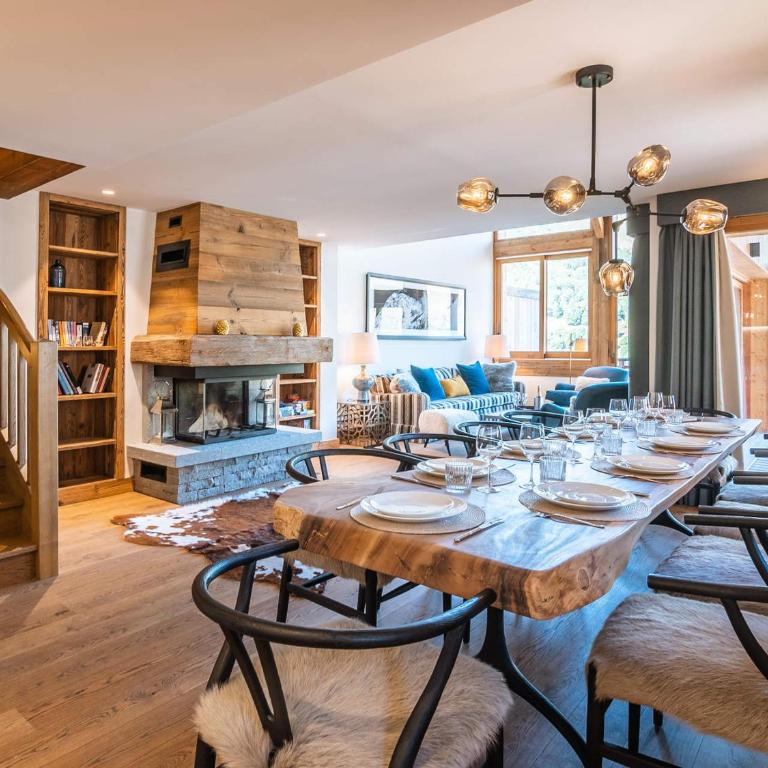 Chalet luxueux, accès direct aux pistes, parking et WIFI inclus - FR-1-344-773 - Chalet - 1