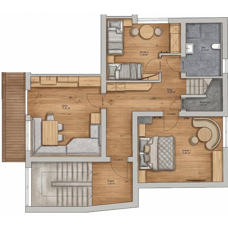 Tuxer Sporthaus, Apartment - Appartamento con 3 Camere da Letto - 7
