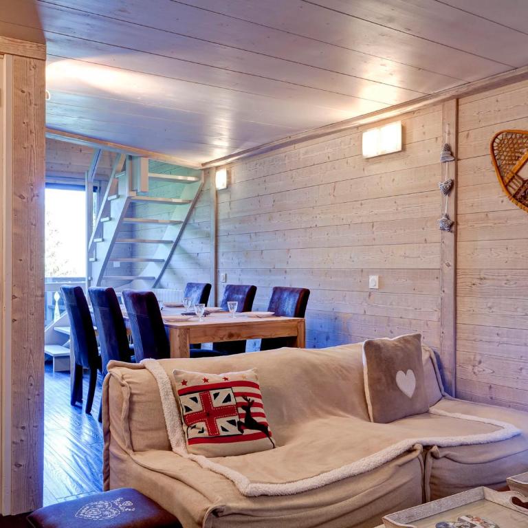 Charmant appart ski-in/ski-out, Courchevel, 6 pers, parking - Two-Bedroom Apartment - 1
