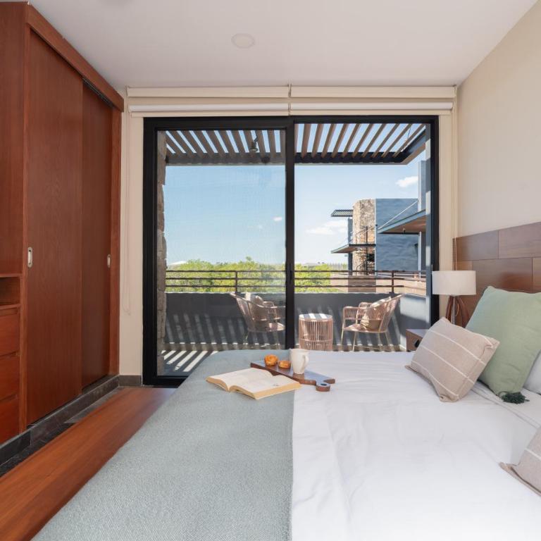 Terraza Privada PH Con Jacuzzi Tulum - Two-Bedroom Apartment with Private Pool - 20