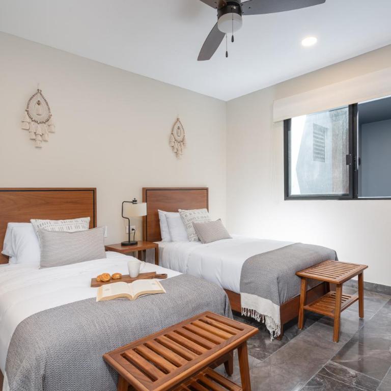 Terraza Privada PH Con Jacuzzi Tulum - Two-Bedroom Apartment with Private Pool - 22