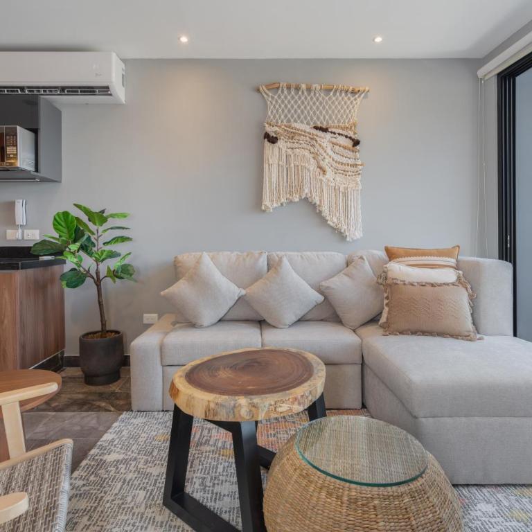 Terraza Privada PH Con Jacuzzi Tulum - Two-Bedroom Apartment with Private Pool - 13
