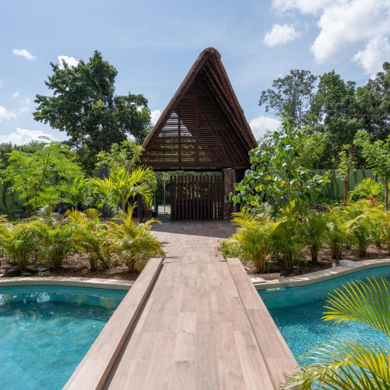 Terraza Privada PH Con Jacuzzi Tulum - Two-Bedroom Apartment with Private Pool - 9