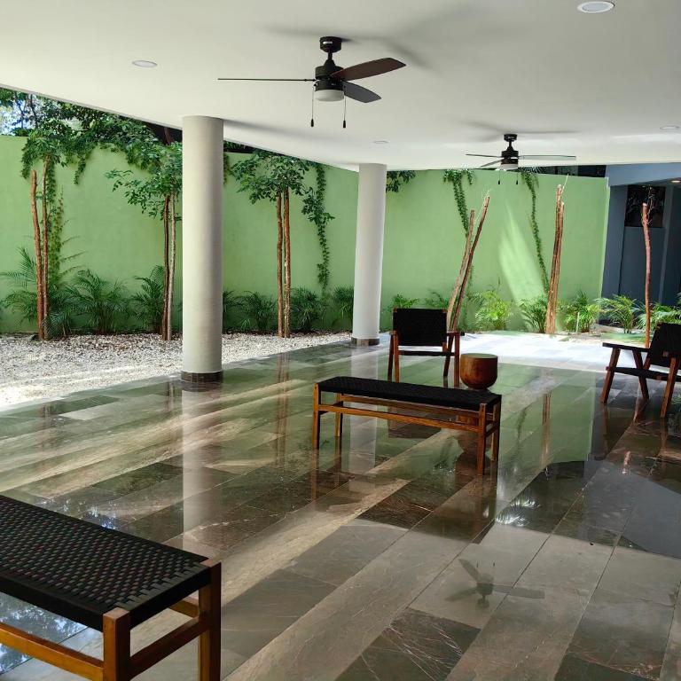 Terraza Privada PH Con Jacuzzi Tulum - Two-Bedroom Apartment with Private Pool - 51