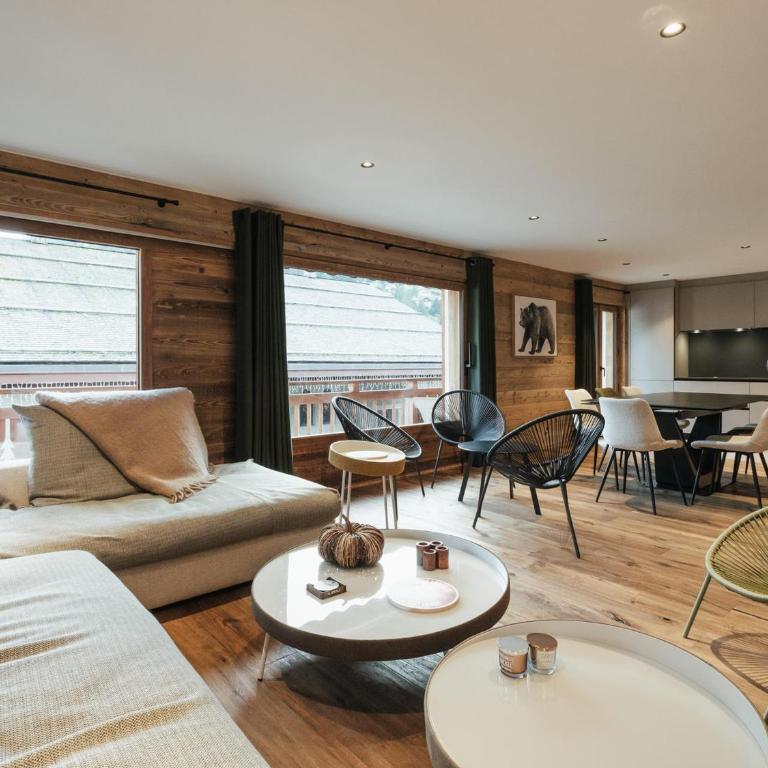 Appart 4★, 7 pers, La Clusaz centre, 3 ch, proche pistes - FR-1-304-206 - Appartamento (6 Adulti) - 1