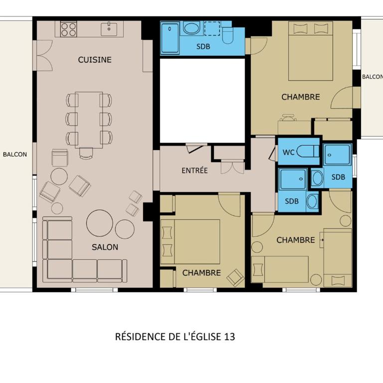 Appart 4★, 7 pers, La Clusaz centre, 3 ch, proche pistes - FR-1-304-206 - Appartamento (6 Adulti) - 15