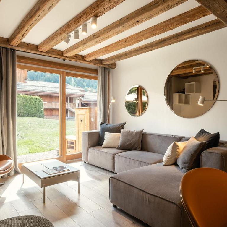 Appart 3★, 6 pers, terr. sud, centre La Clusaz, à 50m pistes, animaux admis - FR-1-304-190 - Appartamento (6 Adulti) - 1