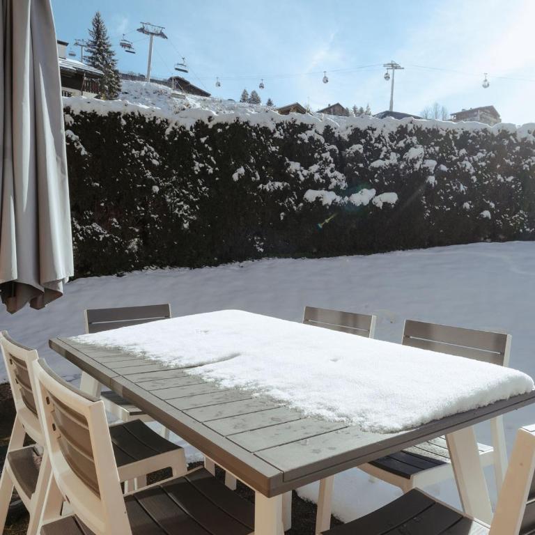 Appart 3★, 6 pers, terr. sud, centre La Clusaz, à 50m pistes, animaux admis - FR-1-304-190 - Appartamento (6 Adulti) - 4