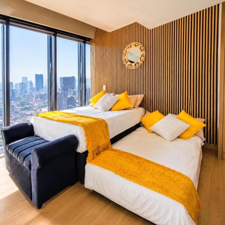 24th Floor Condo City View, Pool, Heart of CDMX - Apartment - 79