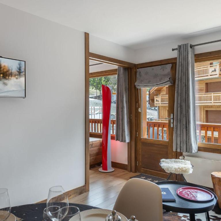 Appartement rénové 4 pers à 100m des pistes avec balcon et parking - Appartamento con 1 Camera da Letto - 16