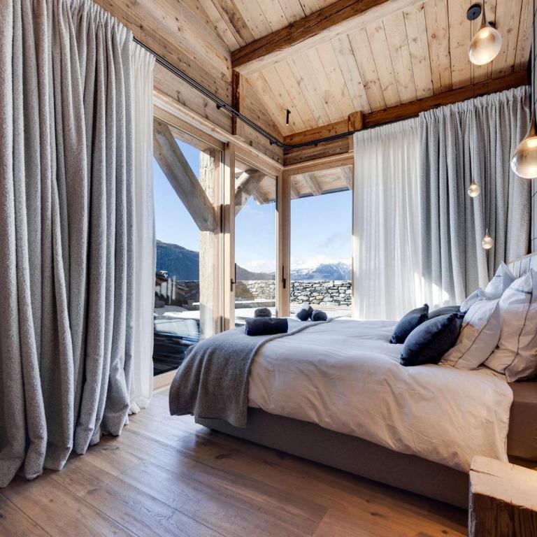 Chalet de luxe avec espace bien-être - 14 pers, sauna, cheminée - Chalet 3 Chambres - 12