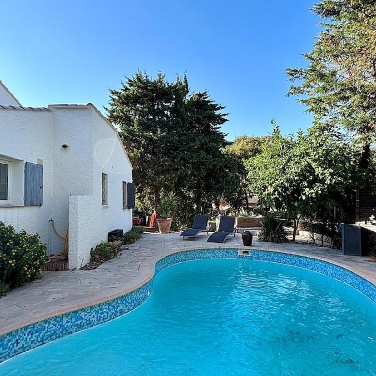 Villa Blanche - 3 Chambres - Piscine - Proche Mer - Villa 3 Chambres - 45