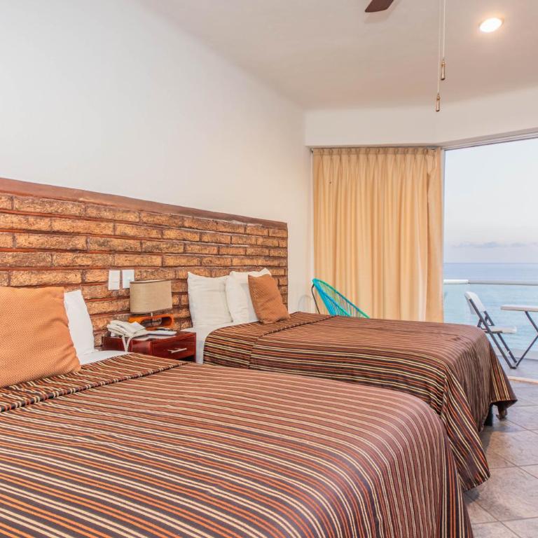Hotel Suites Nadia Bucerias - Chambre Lits Jumeaux Deluxe - Vue sur Mer - 3
