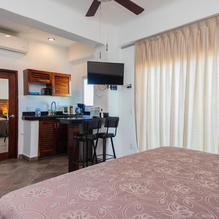 Hotel Suites Nadia Bucerias - Chambre Lit Queen-Size - Vue sur Mer - 9