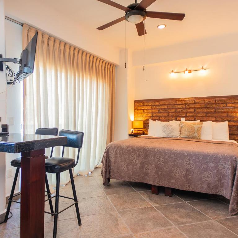 Hotel Suites Nadia Bucerias - Chambre Lit Queen-Size - Vue sur Mer - 8