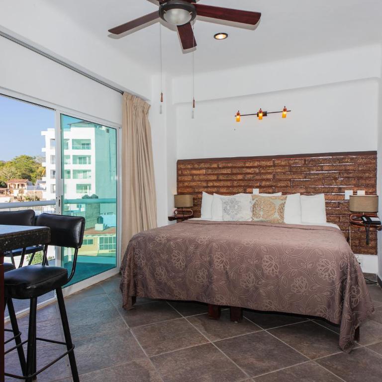 Hotel Suites Nadia Bucerias - Chambre Lit Queen-Size - Vue sur Mer - 3
