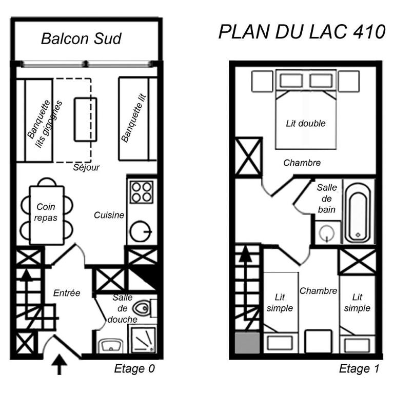 Résidence Plan Du Lac - AGRÉABLE DUPLEX PLEIN SUD AU CHATELET, SKIS AUX PIEDS MAE-7582 - Appartement - 10