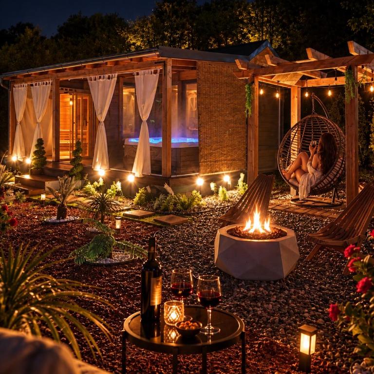 Sarajevo jacuzzi sauna Forest romance lodge - Chalet 1 Chambre - 1