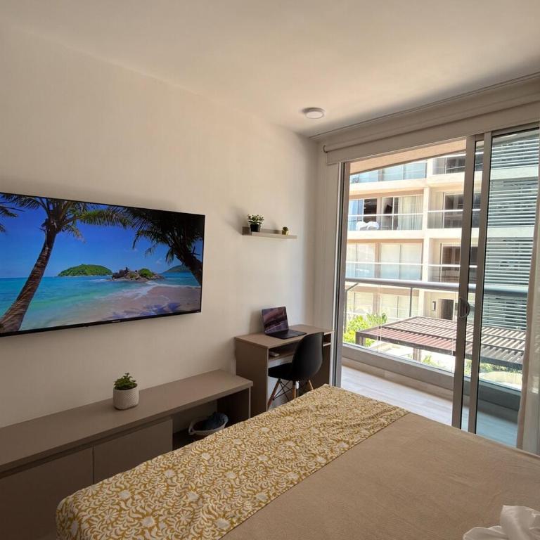 Vista al mar,100 mt playa, Terraz, Bello Horizonte - Airport - One-Bedroom Apartment - 22