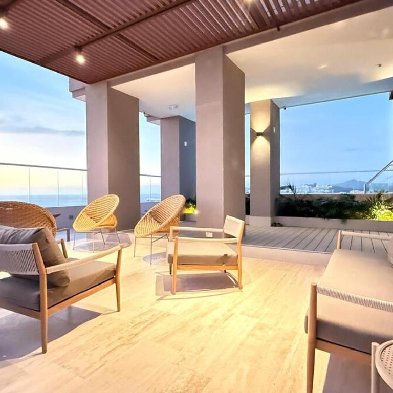 Vista al mar,100 mt playa, Terraz, Bello Horizonte - Airport - One-Bedroom Apartment - 24