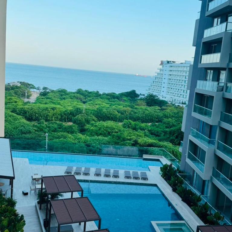 Vista al mar,100 mt playa, Terraz, Bello Horizonte - Airport - One-Bedroom Apartment - 29