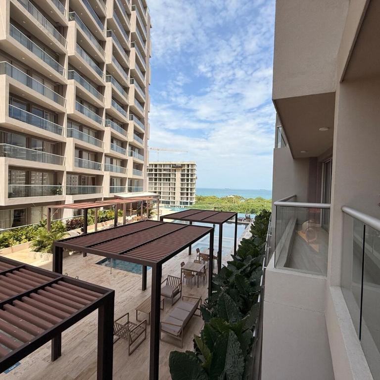 Vista al mar,100 mt playa, Terraz, Bello Horizonte - Airport - One-Bedroom Apartment - 34