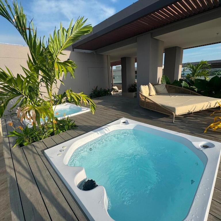 Vista al mar,100 mt playa, Terraz, Bello Horizonte - Airport - One-Bedroom Apartment - 36