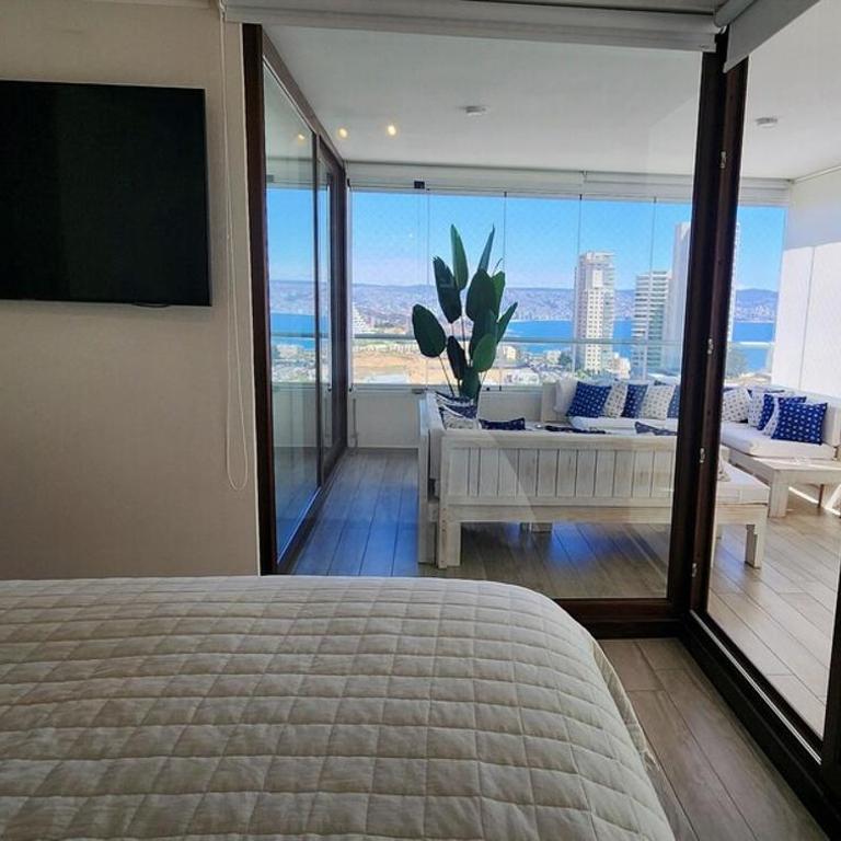 Departamento en Concón con Vista Panorámica 3D-2B - Apartamento de 3 dormitorios - 5