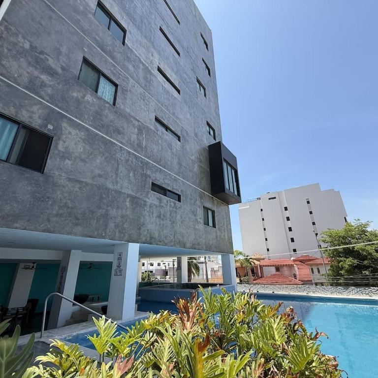 Con Alberca y Jacuzzi a unas Calles del Malecon - Apartamento - 9