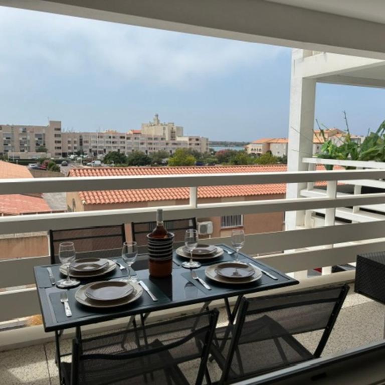 Beau T2 climatisé pour 4 pers avec parking, proche plage à Port Leucate - Appartement 1 Chambre - 17