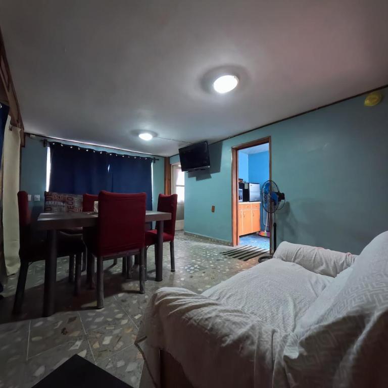 DEPARTAMENTO HOSPEDAJE DE LA ROSA ENFRENTE DE TERMINAL 2 WIFI free - Apartment - Ground Floor - 16