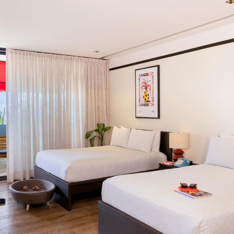 INNSiDE by Meliá Mexico Roma Norte - Habitación The INNSiDE con 2 camas dobles - 4