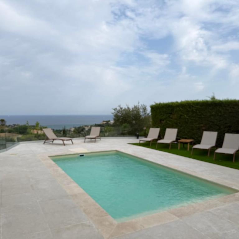 Les Issambres vue mer, piscine, 8 personnes - Villa - 4