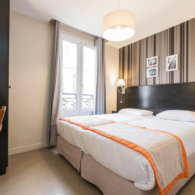 Bonséjour Montmartre - Habitación Doble con baño privado - 2 camas - 1