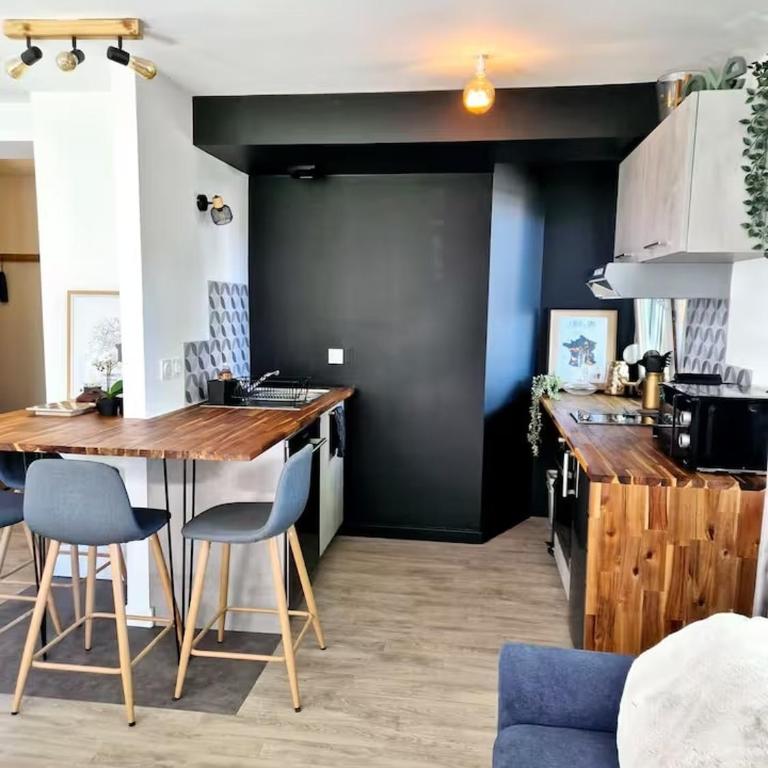 Bia 21 - chaleureux T2, proche lac, pkg souterrain - Appartement 1 Chambre - 9