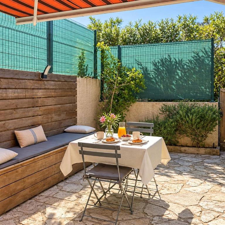 Jardin privé - Plage à pied - Parking - Clim - Apartment mit 1 Schlafzimmer - 1