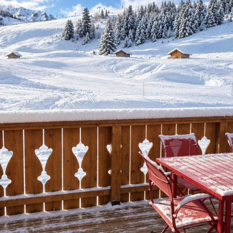 Appartement rénové 100m², terrasse sud, parking couvert, ski in-ski out, 3 chambres, 6 pers - Apartamento de 3 dormitorios - 15