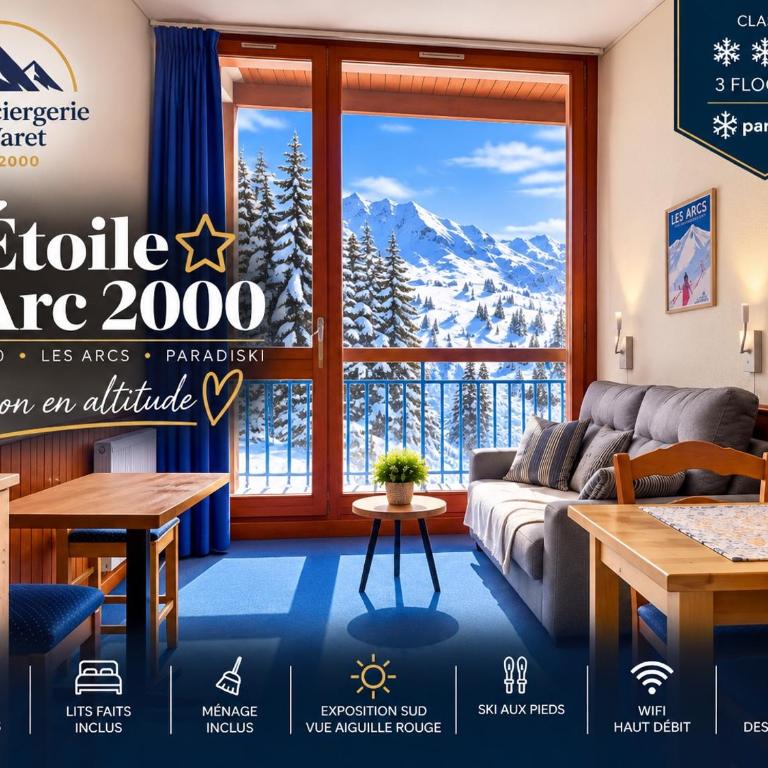 L'Etoile d'Arc 2000 - Ménage et lits faits inclus - ski IN-OUT - Arc 2000 - La Conciergerie du Varet - Appartement 1 Chambre - 1