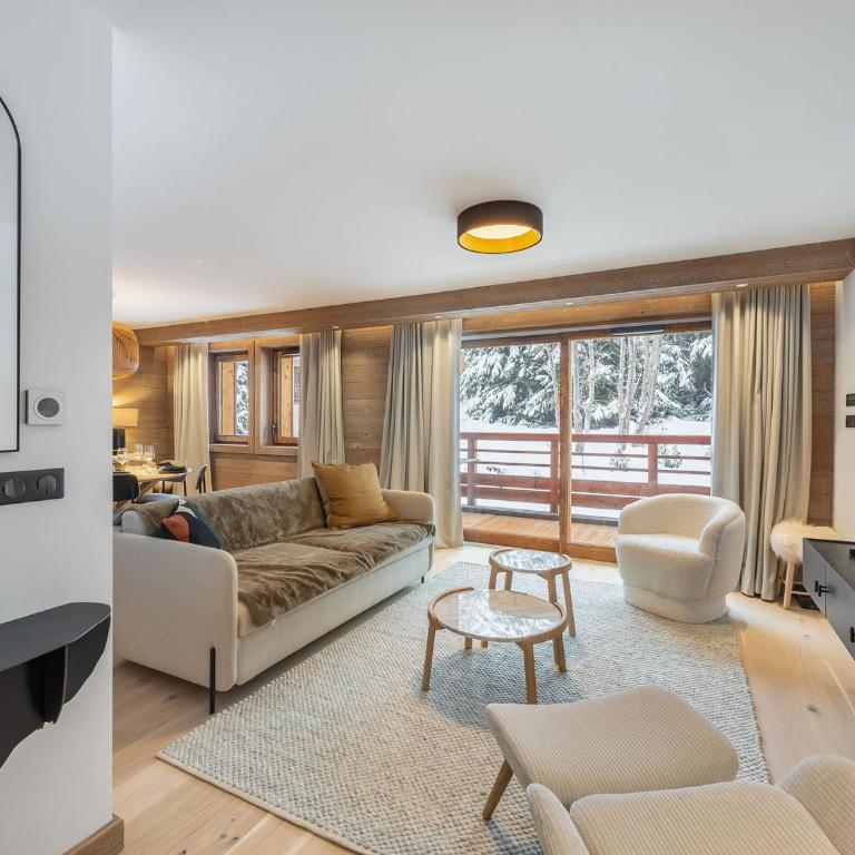 Appartement neuf avec terrasse, 2 chambres près des pistes, sauna, hammam, salle de sport, parking - Appartement 2 Chambres - 10