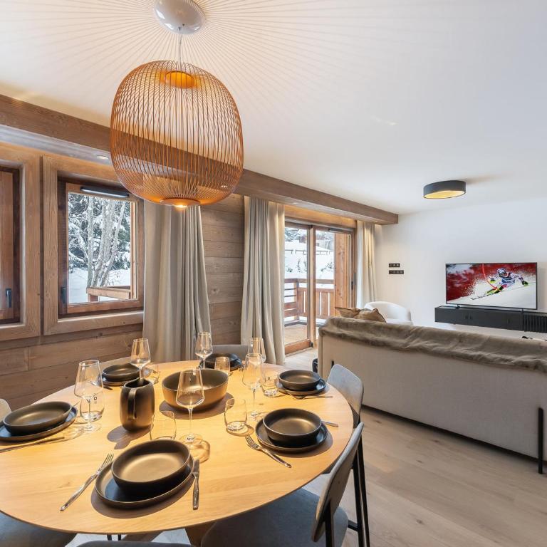 Appartement neuf avec terrasse, 2 chambres près des pistes, sauna, hammam, salle de sport, parking - Appartement 2 Chambres - 12