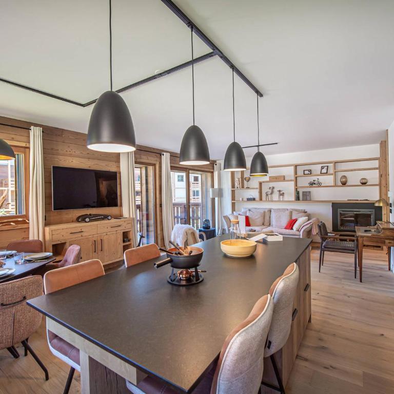 Appartement chic alpin de 100m² avec balcon et garage, proche centre Megève - Appartement 3 Chambres - 14