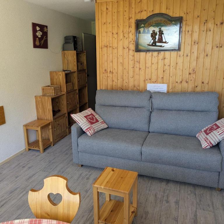 Studio lumineux cabine ski-in/ski-out, 3/4 pers, vue pistes - Studio - 11