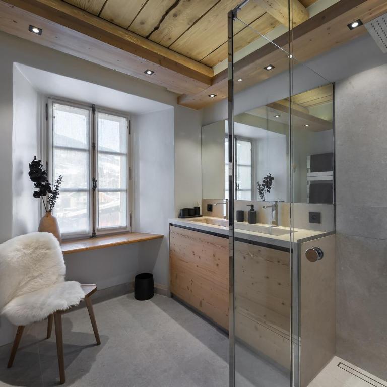 Appartement rénové 3 ch, centre Megève, parking, wifi - Appartement 3 Chambres - 11